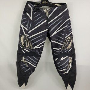 MSR Racing Axis Motocross Pants Black Striped Men's size 32
